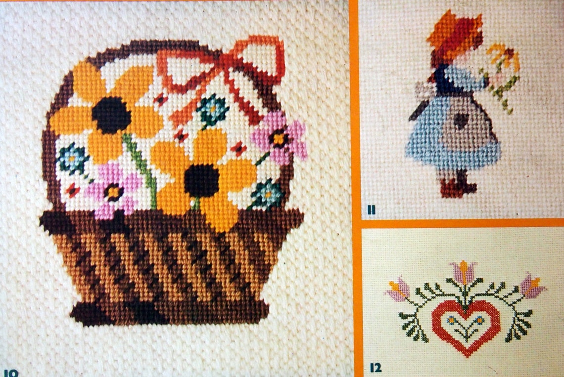 Charted Needlework Designs Needlepoint Cross Stitch Rugs Etsy