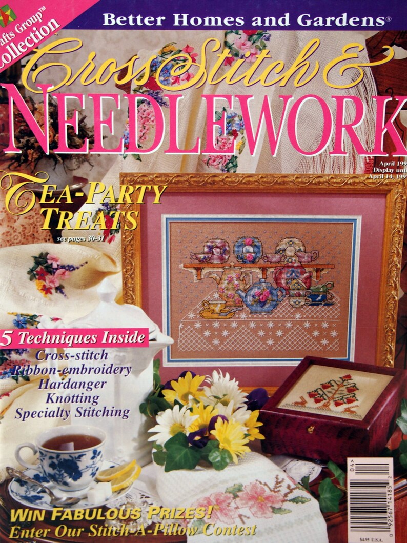 Cross Stitch and Needlework Magazine by Better Homes and Etsy