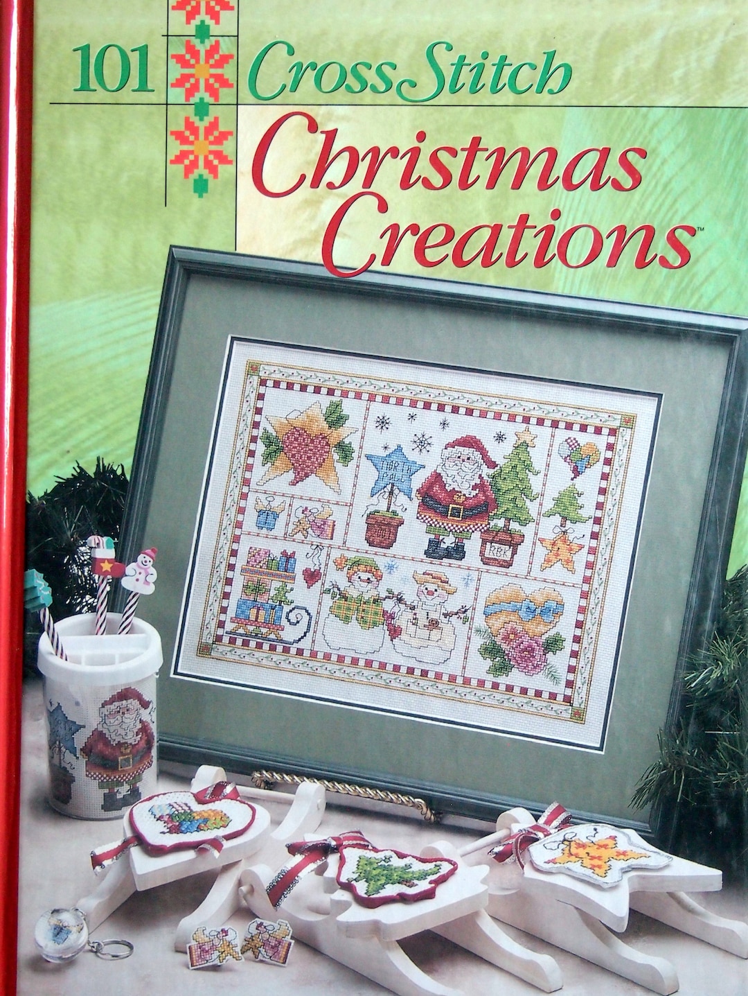 101 Cross Stitch Christmas Creations by the Needlecraft Group Vintage