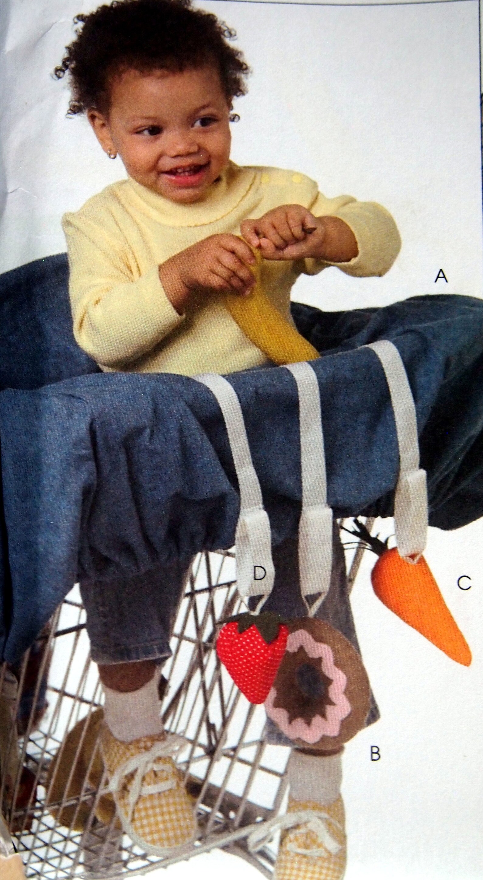 Baby's Grocery Cart Liner and Toys Mccall's Crafts Etsy