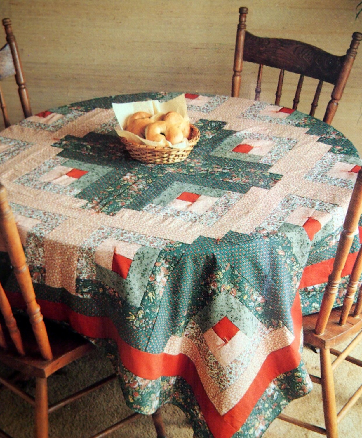 Make A Quilt In A Day Log Cabin Pattern By Eleanor Burns Quilt Etsy