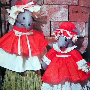 Country Mice, Etc. - Soft Sculpture By Rita Arancibia And Janet Motsinger Vintage Sewing Pattern Booklet 1983