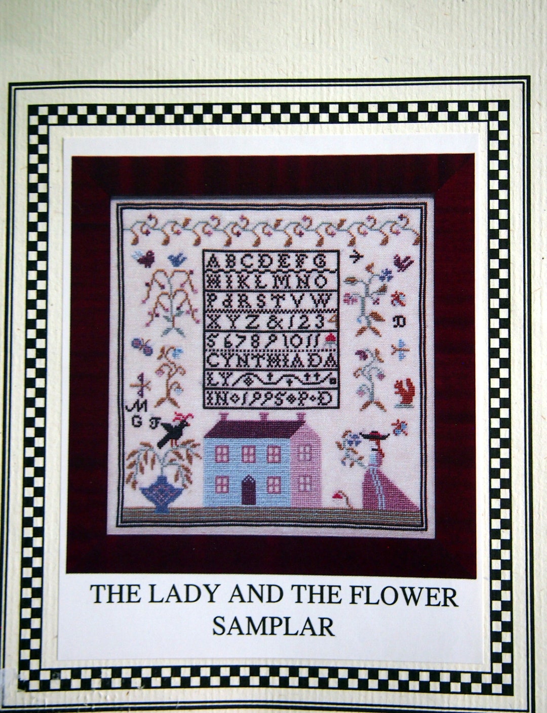 The Lady and the Flower Samplar by Little by Little Design Company