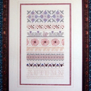 Autumn Haze By Just Nan Vintage Kreuzstich- und Stickmuster 1992