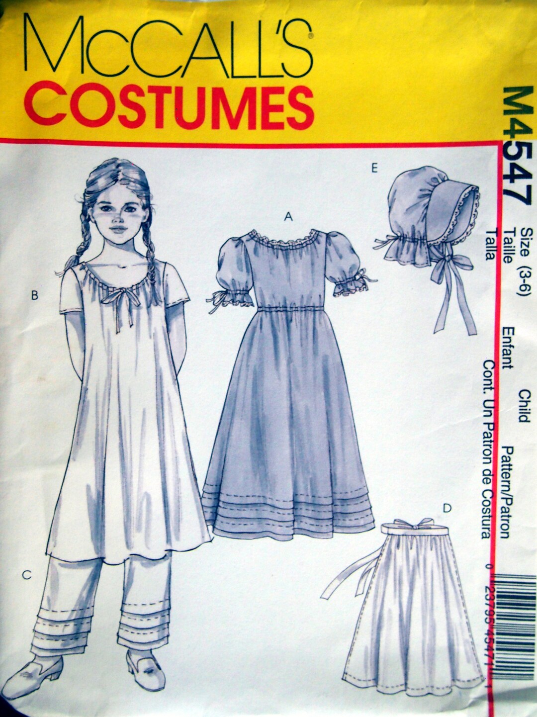 Kids Girl's Early American Costume main image 0