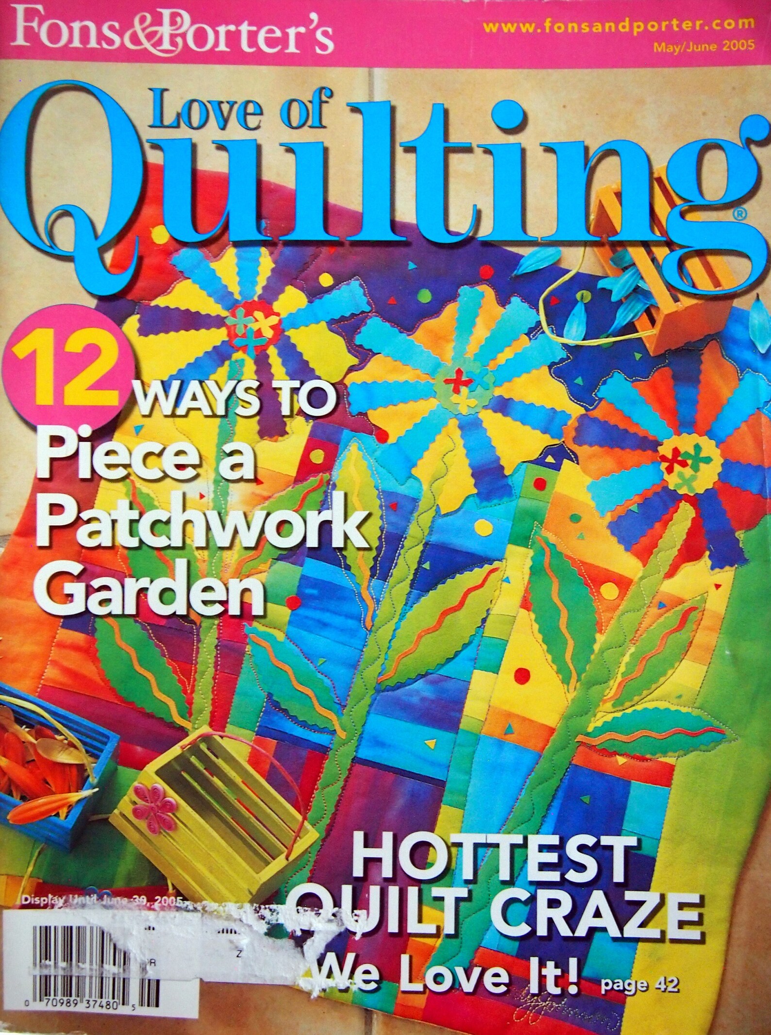 Love of Quilting by Fons & Porter Quilting Pattern Magazine May/june ...