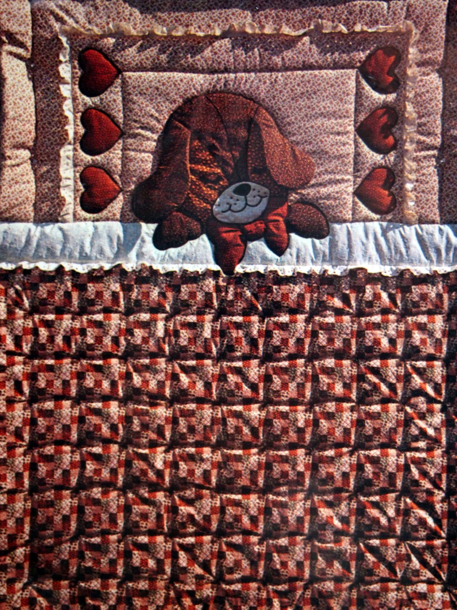 Puppy Love Quilt By Gwen Andrews And The Gingham Goose Uncut Etsy