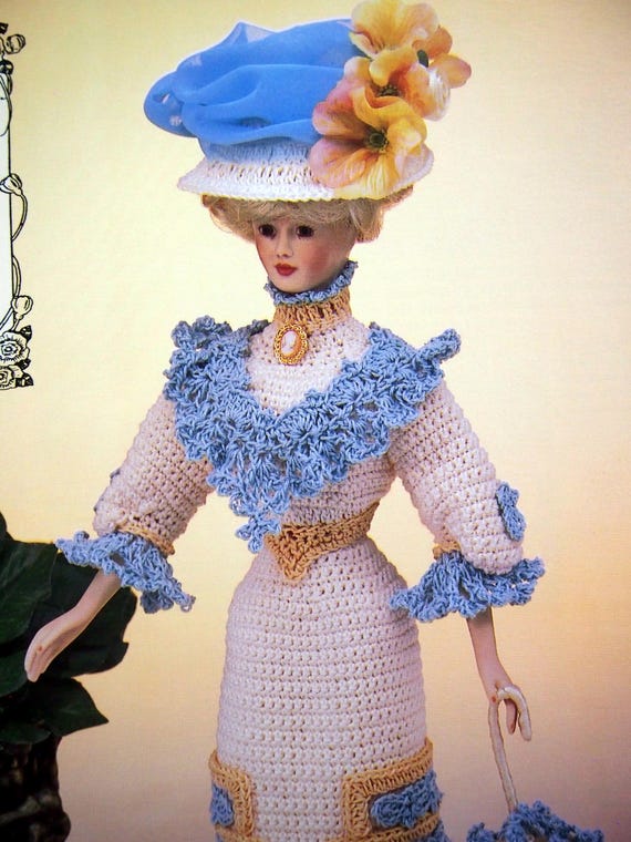Miss April 1996 - Afternoon Frock - Annie's Calendar Bed Doll