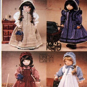18-Inch Doll Prairie Clothing Vogue Doll Collection 7564 Vintage Uncut Sewing Pattern 2002