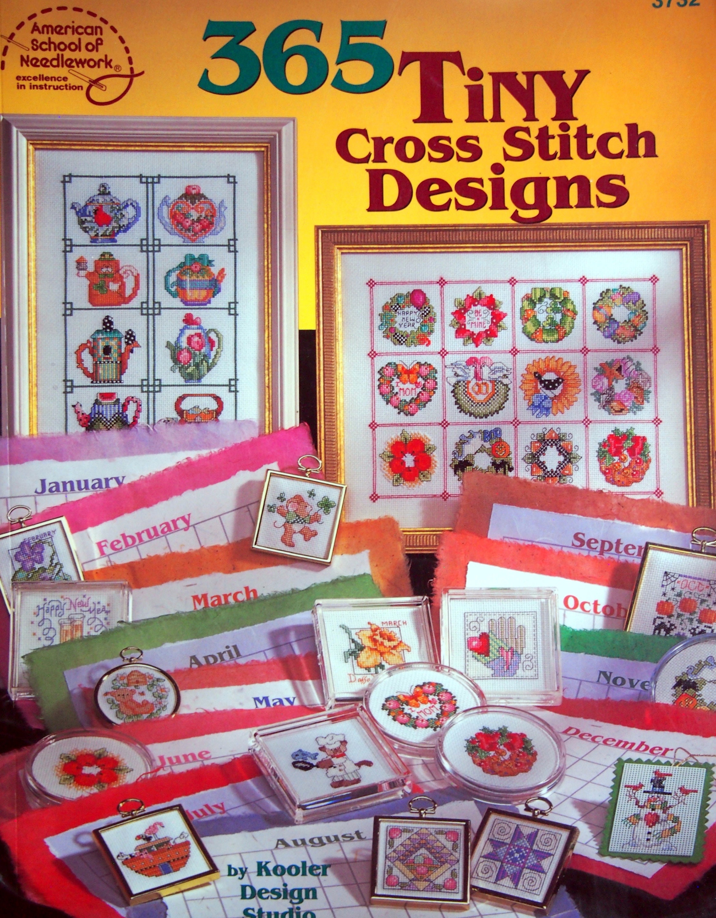 Donna Kooler Cross-Stitch Christmas Vintage 1996 Counted Cross