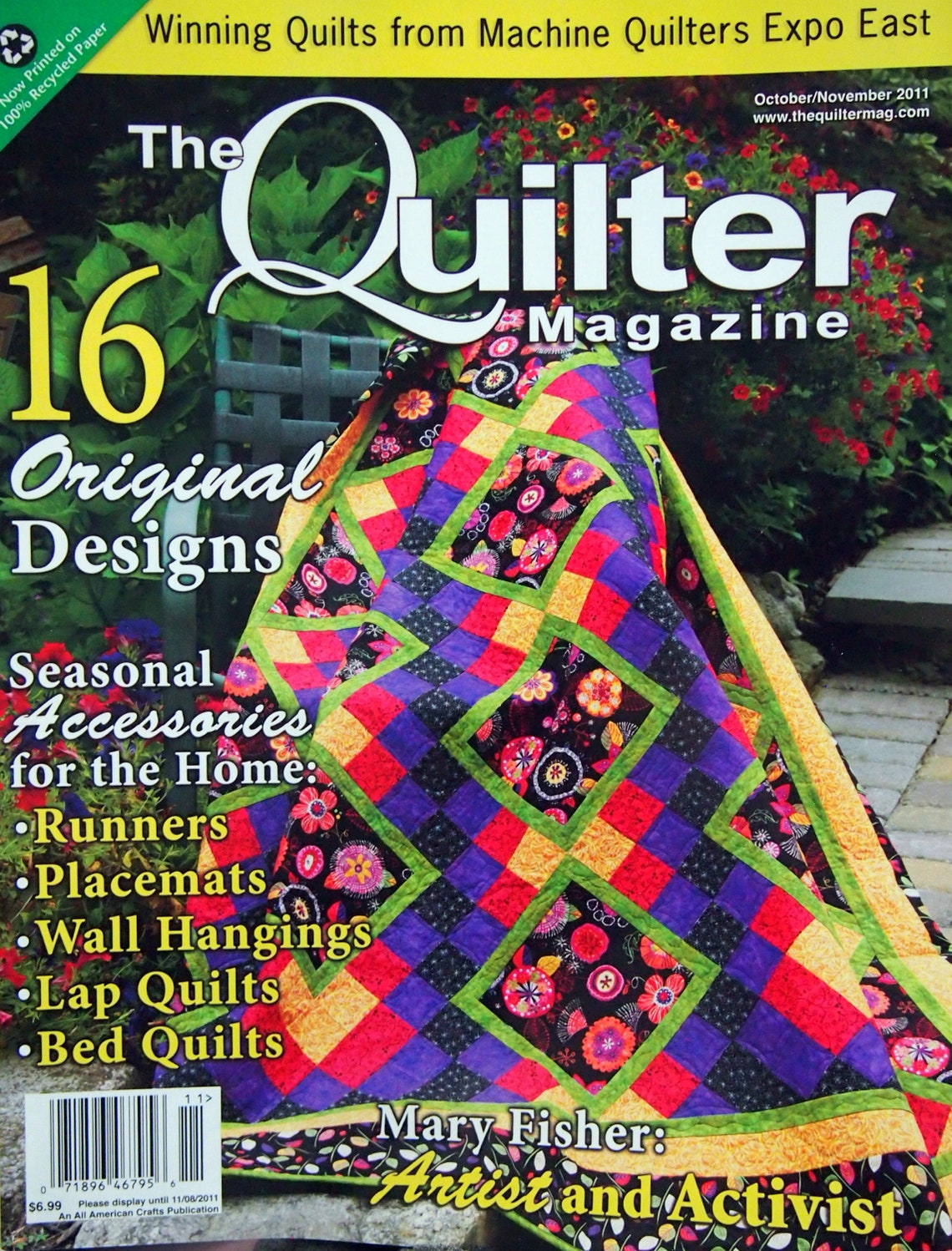 The Quilter Magazine - 16 Original Designs Quilt Pattern Magazine ...