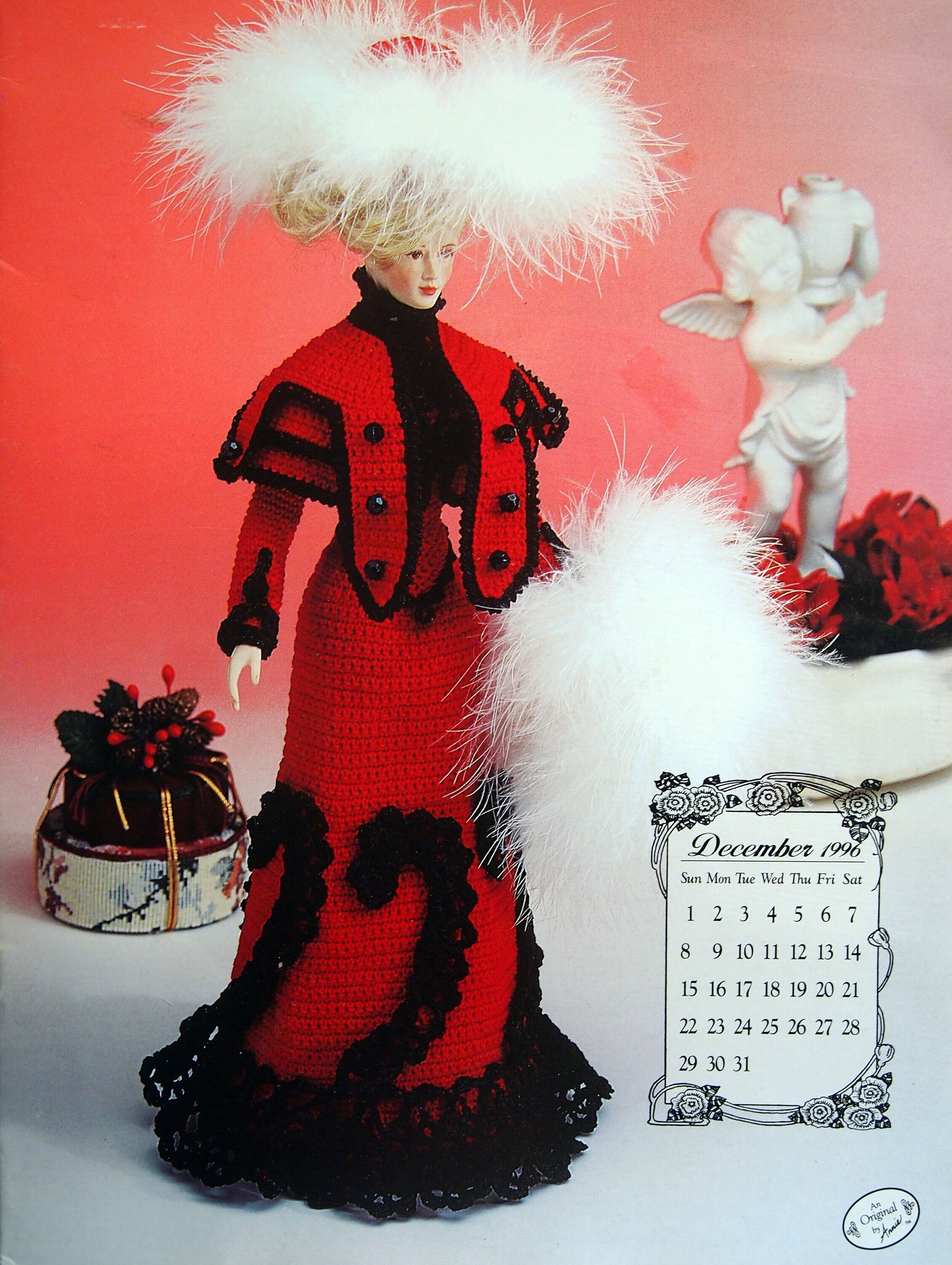 Miss December 1996 - Winter Walking Suit - Annie's Calendar Bed