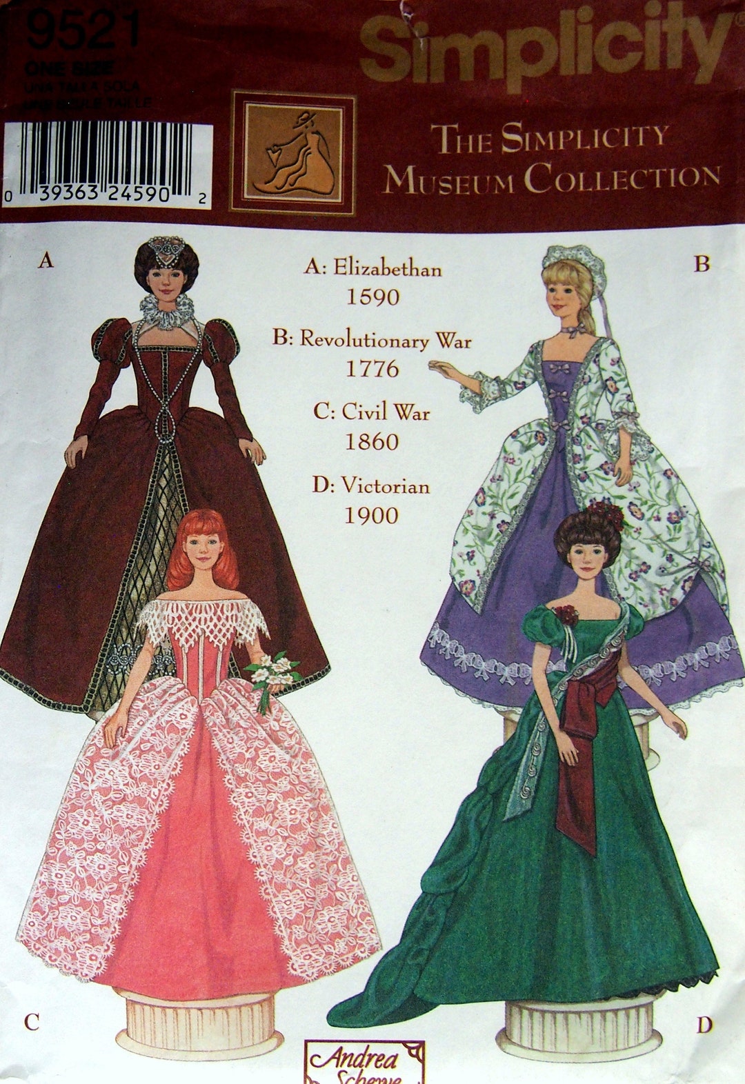 Costumes for 11-1/2 Inch Fashion Doll - the Simplicity Museum ...