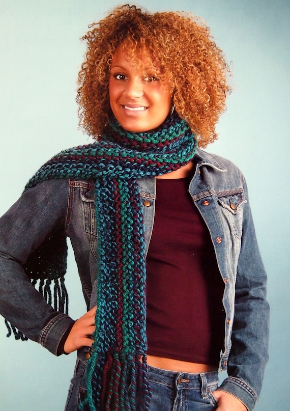 spiral scarf yarn