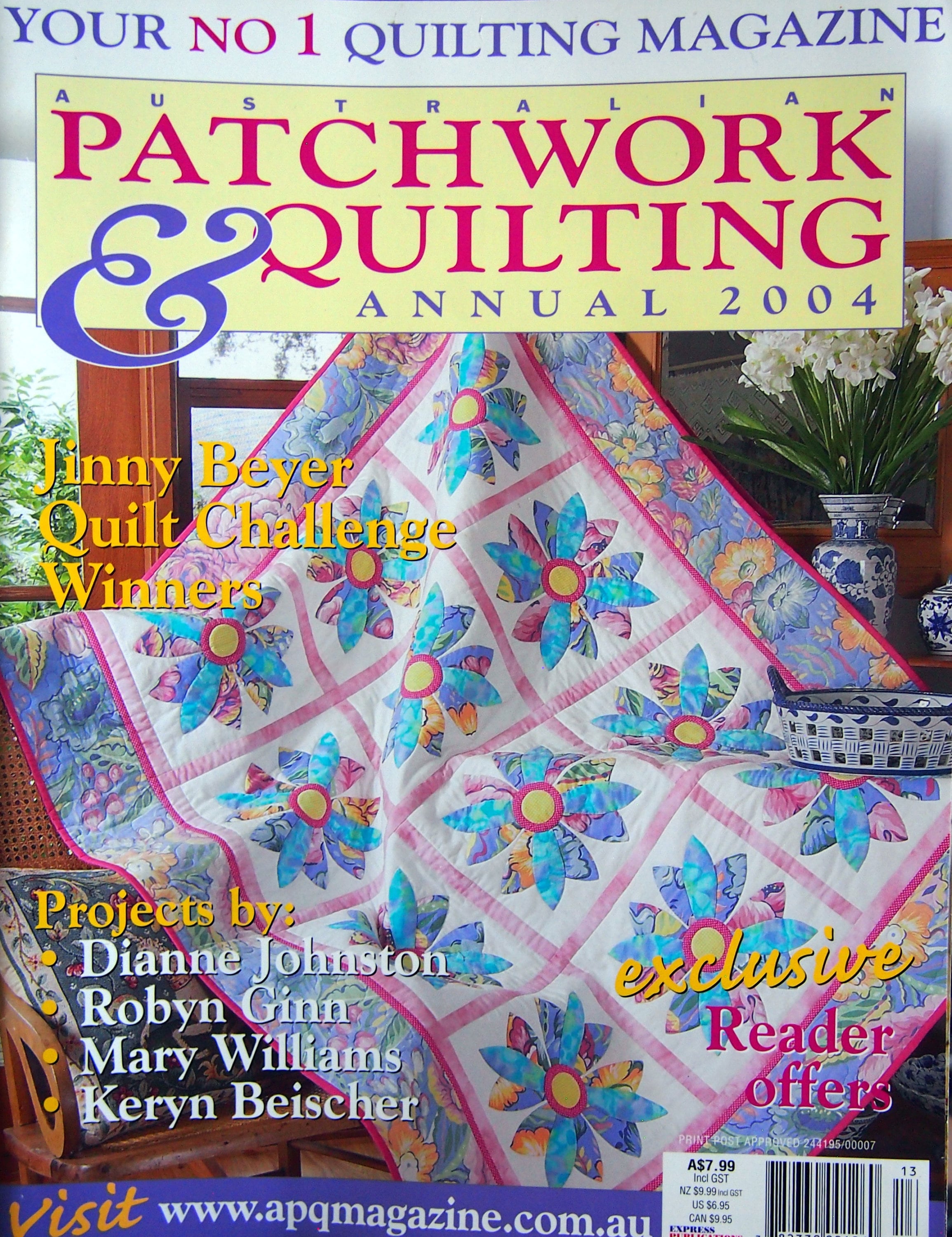 Australian Patchwork & Quilting - Annual 2004 Vintage Quilting and ...