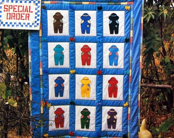 Sunbonnet Sue's Neighborhood By Quilts Made Easy Vintage Paperback Quilt Pattern Booklet 1996