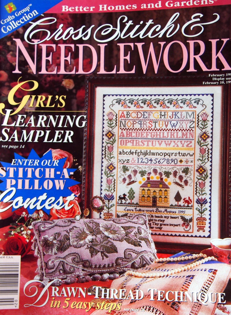 Cross Stitch And Needlework Magazine By Better Homes And Etsy