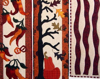 Wandkleden voor speciale gelegenheden - 8 seizoensquilts van Julie Bohringer en patch Abilities gewatteerde muurhanger met appliqué patroonboekje 2006