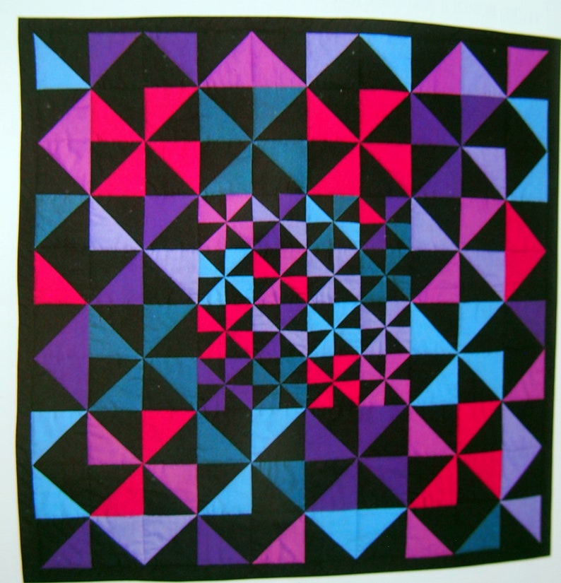 The Pinwheel Quilt by Jean Wells Vintage Quilt Pattern Booklet Etsy