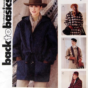 Misses&#39; Unlined Jacket Size 4-6, 8-10, 12-14 McCall&#39;s 6669 Vintage Uncut Sewing Pattern 1993