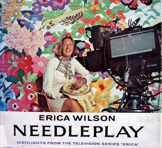Needleplay By Erica Wilson Vintage Needlework Pattern Book 1975