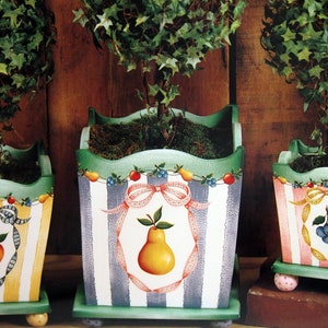 Springtime Favorites - A Collection Of Flowers, Fruits & Berries By Robin Mani Vintage Tole And Decorative Painting Pattern Book 1999