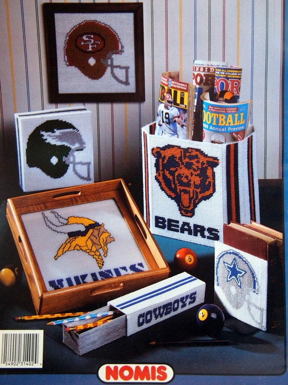 NFL Plastic Canvas 8 Items For Use In The Home Volume 1402 By Etsy