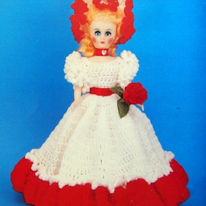 Crochet Vanessa - Collectable Doll Serie By TD Creations Vintage Crochet Pattern Leaflet 1987