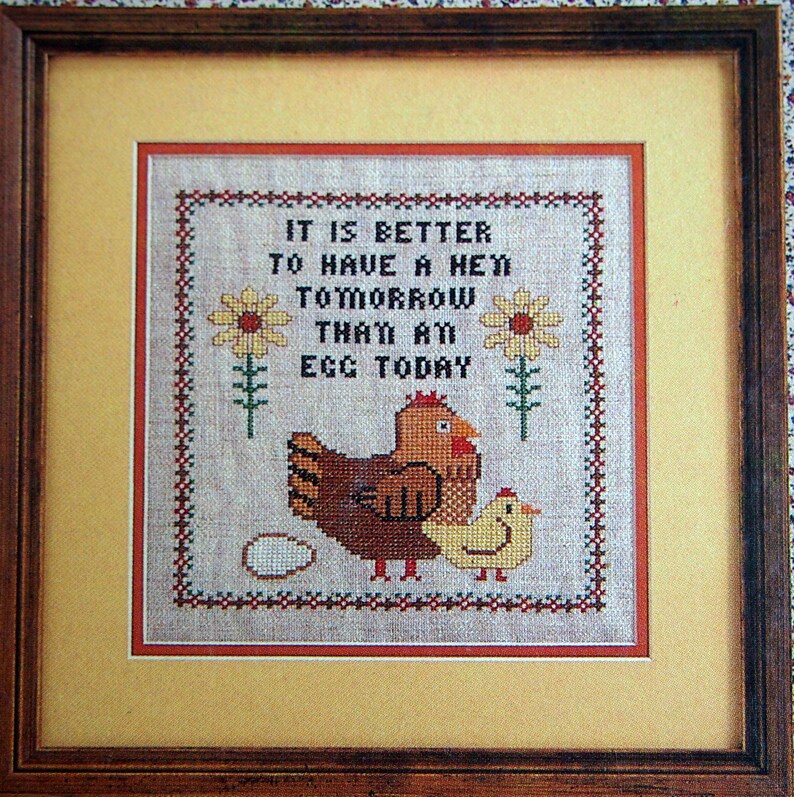 Country-Side Chicks Leaflet 4 By Laura Conley And The Cross Stitch Connection Vintage Cross Stitch Pattern Leaflet 1982