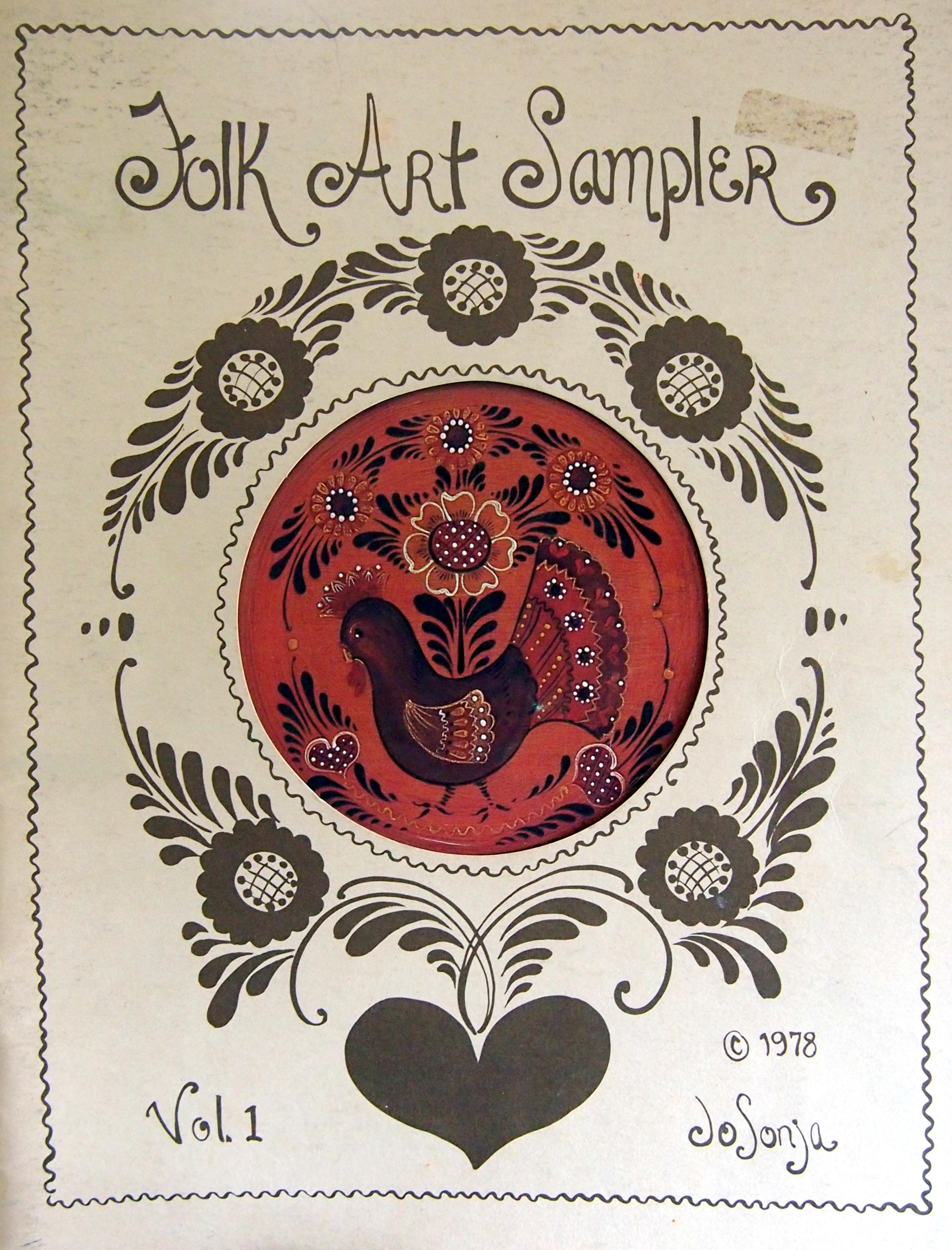 Folk Art Sampler Vol. I by Jo Sonja Vintage Tole and Decorative