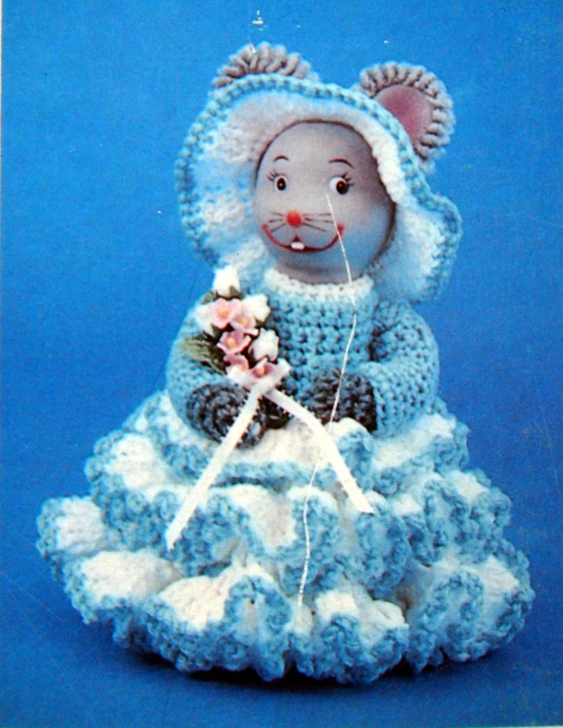 Mice Crochet Air Freshener Covers by TD Creations Vintage Etsy