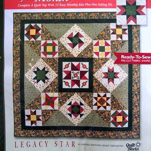 Memory Star - Month 10 - Legacy Star for Joann Fabric and Craft Vintage ...