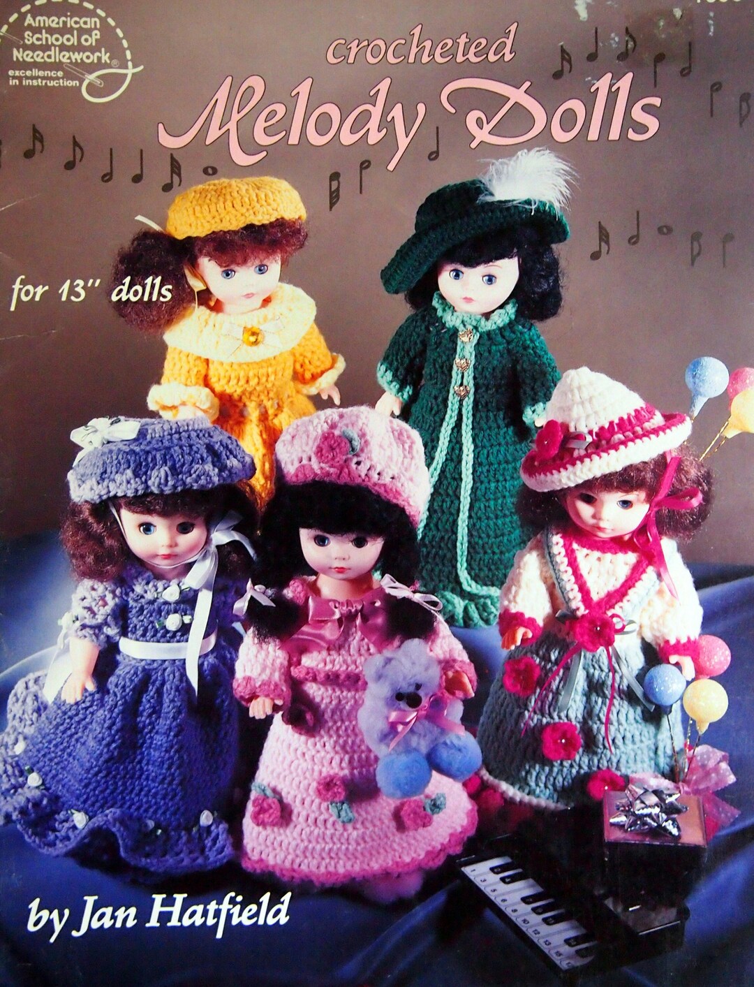 Melody Dolls for 13-inch Dolls by Jan Hatfield Vintage Crochet