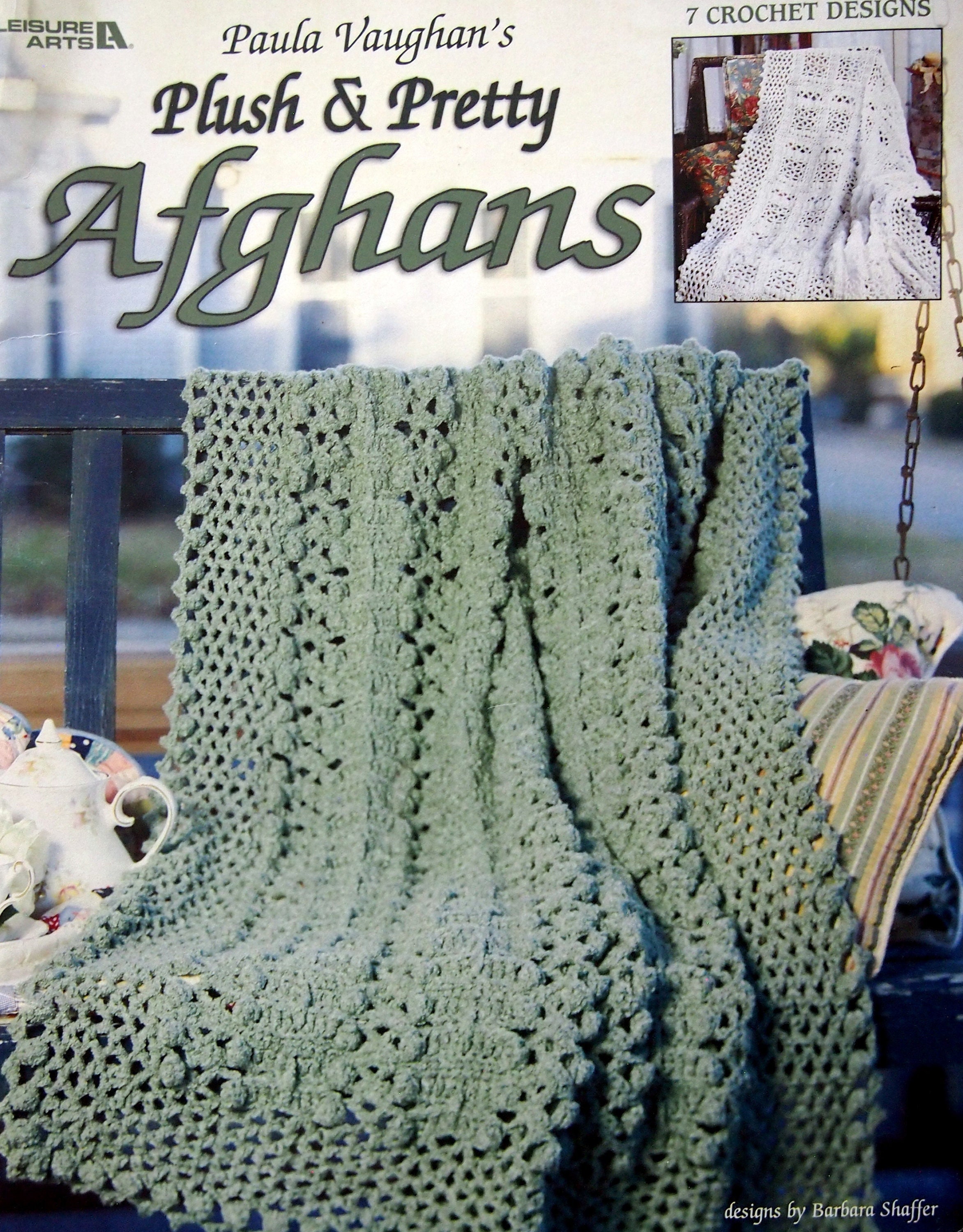 Leisure Arts Afghans For All Seasons #2 Crochet Book, Crochet