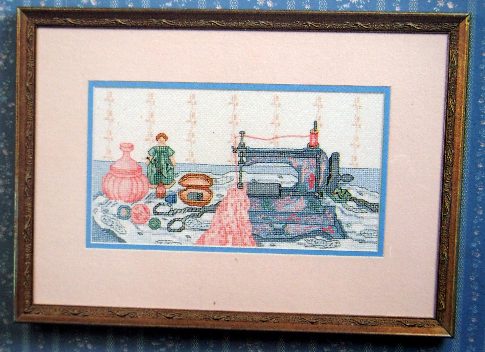 Victorian Sewing Room by Lotti Avila and Color Charts Vintage Etsy