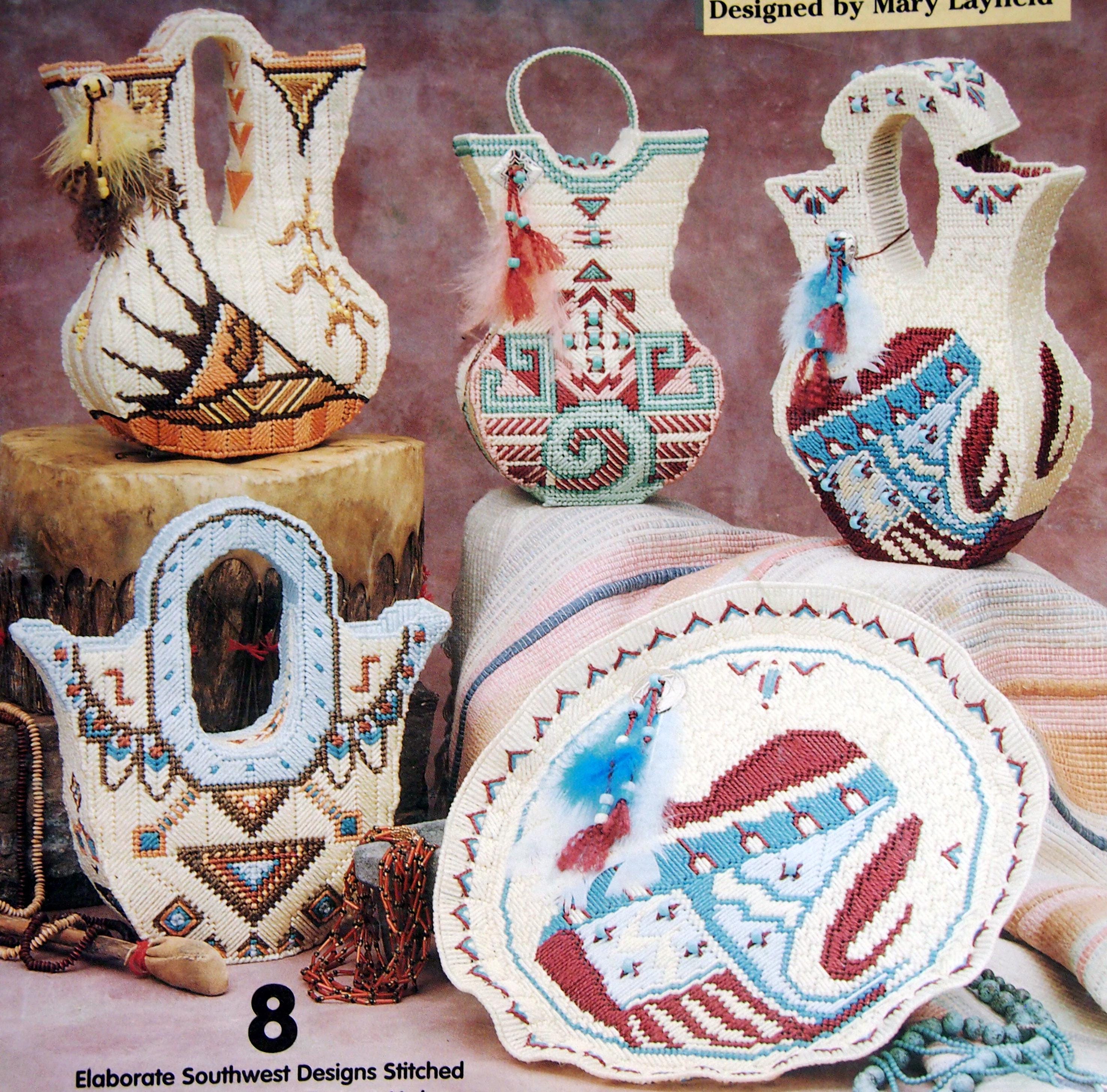 フリーカバー 94 ハンドメイド Indian Wedding Vases & Baskets by Mary Layfield Vintage Plastic