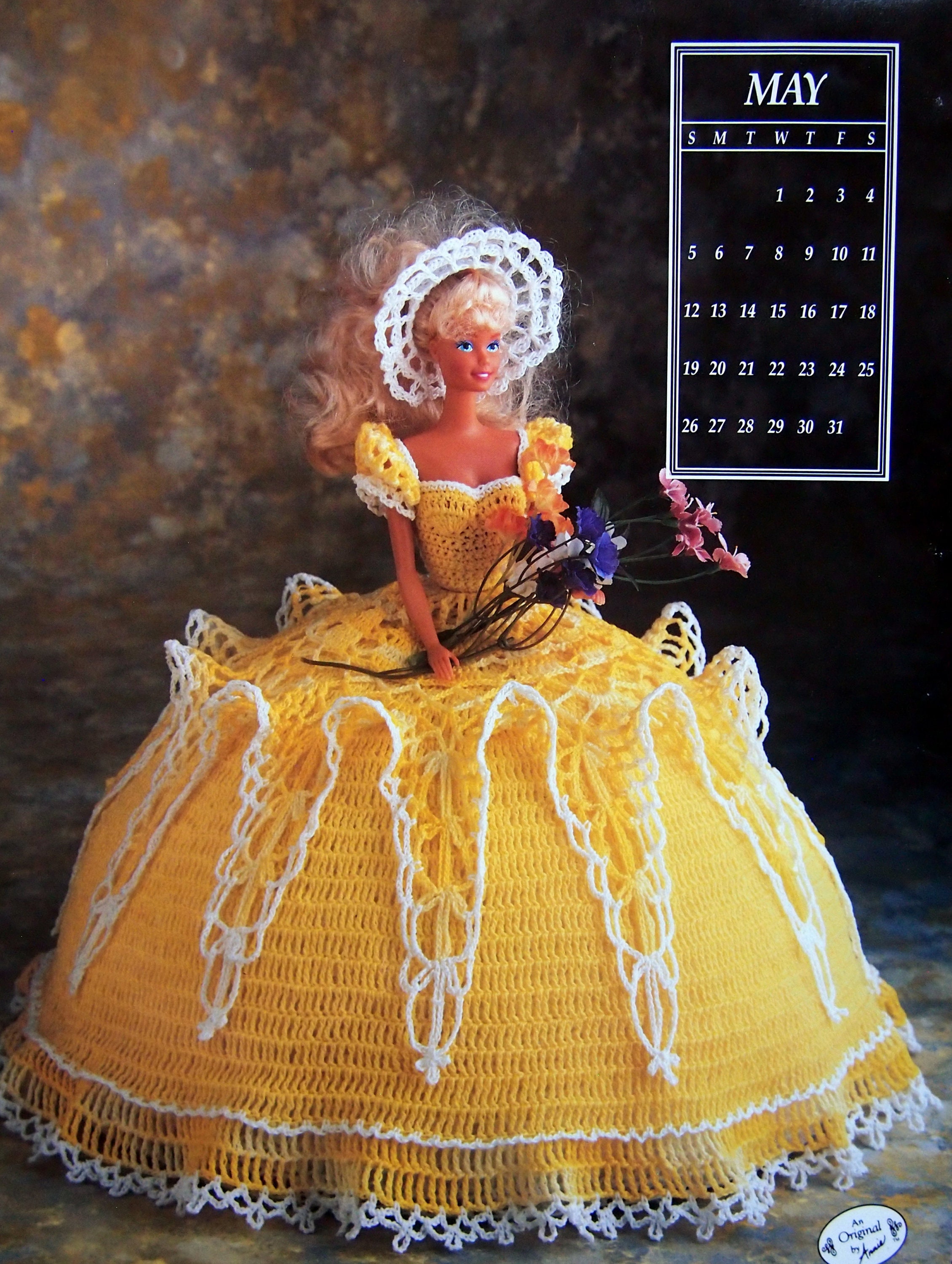 Miss May 1991 Annie's Calendar Bed Doll Society Vintage Etsy