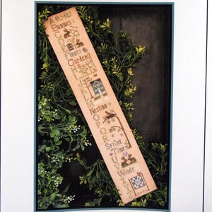 Spring ABC&#39;s By Diane Williams And Little House Needleworks Counted Cross Stitch Pattern Packet 2018