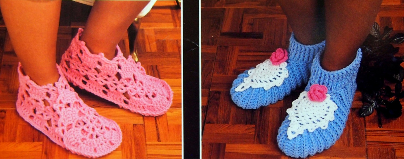 60 minute crochet slippers
