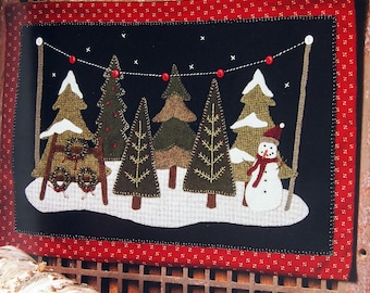 Christmas At Buttermilk Basin - 19 Patterns By Stacy West Paperback Wool Applique Embroidery, Sewing And Quilting Pattern Book 2019