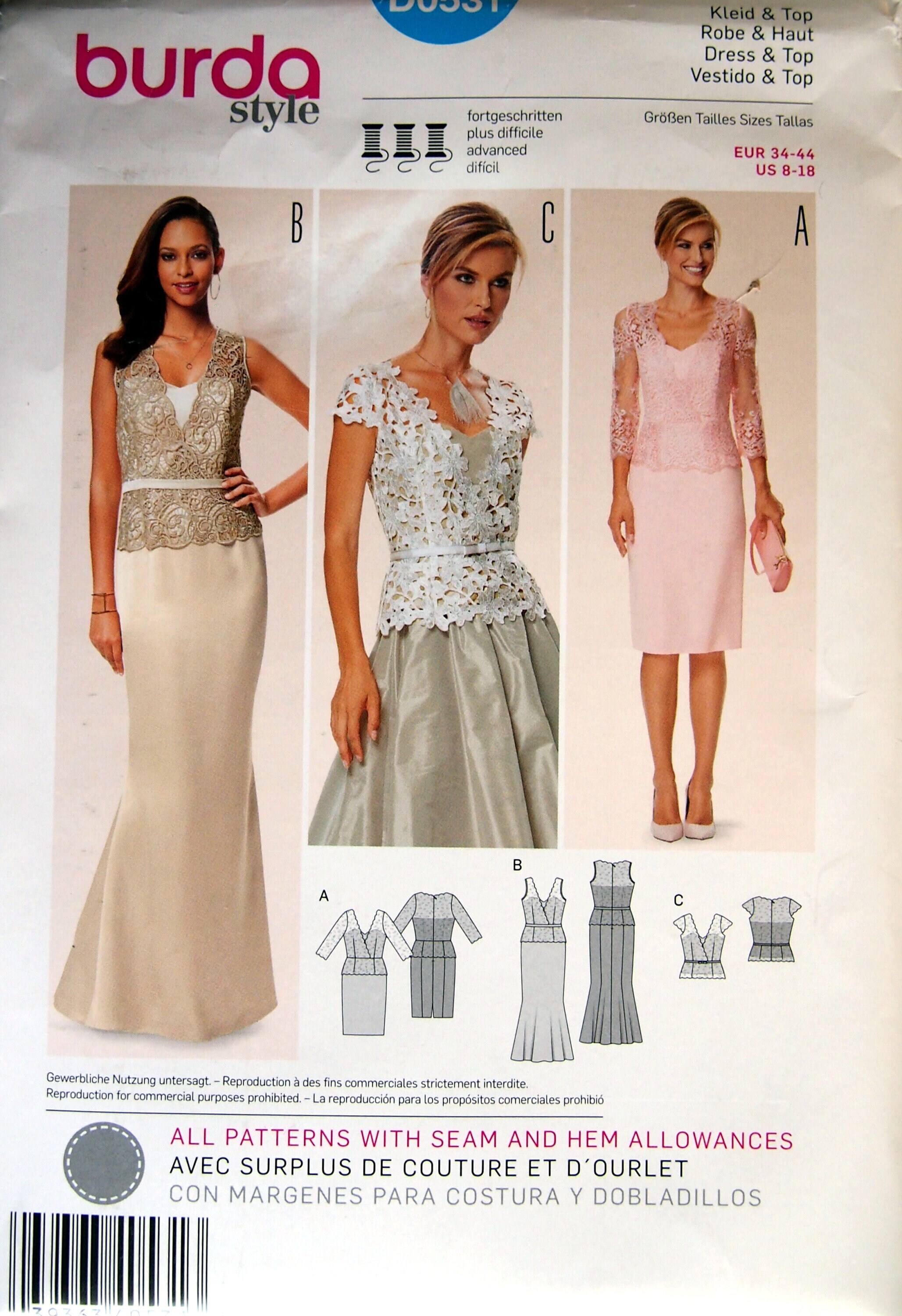 Burda Evening Dress
