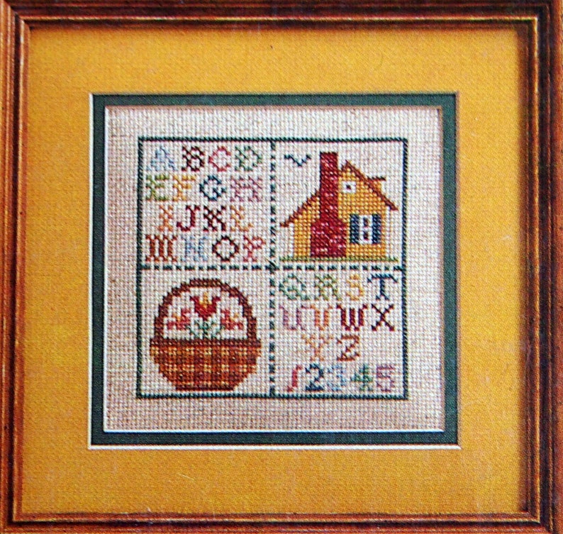 Country-Side Chicks Leaflet 4 By Laura Conley And The Cross Stitch Connection Vintage Cross Stitch Pattern Leaflet 1982