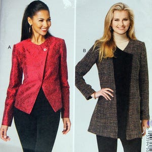 Misses&#39; Jackets Size XS, S, M, L, XL Kwik Sew K4140 Uncut Sewing Pattern 2015