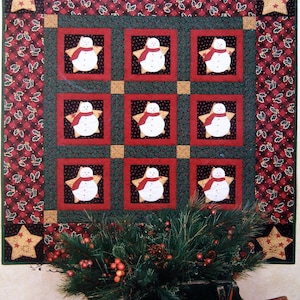 Snow Buddy von Lynette Jensen und Thimbleberries Quilt Pattern Leaflet 2006