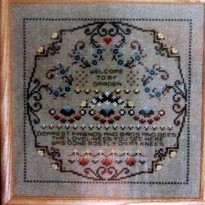 Baby Garden By Marilyn Leavitt-Imblum And Told In A Garden Vintage Counted Cross Stitch Pattern Chartpack 1988