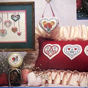 Never Lose Heart By Leisure Arts vintage Cross Stitch Pattern Leaflet 1986