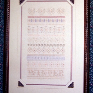 Winter Romanze Von Just Nan Vintage Kreuzstich Und Stickmuster 1992
