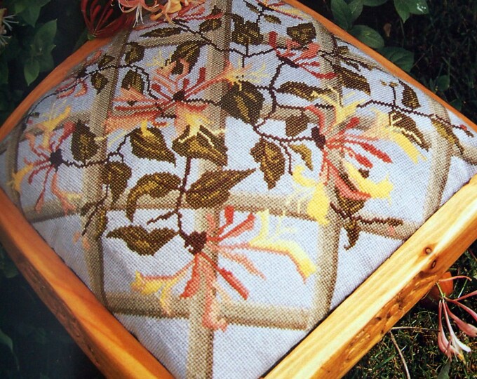 Floral Needlepoint by Melinda Coss Vintage Needlepoint Pattern Etsy