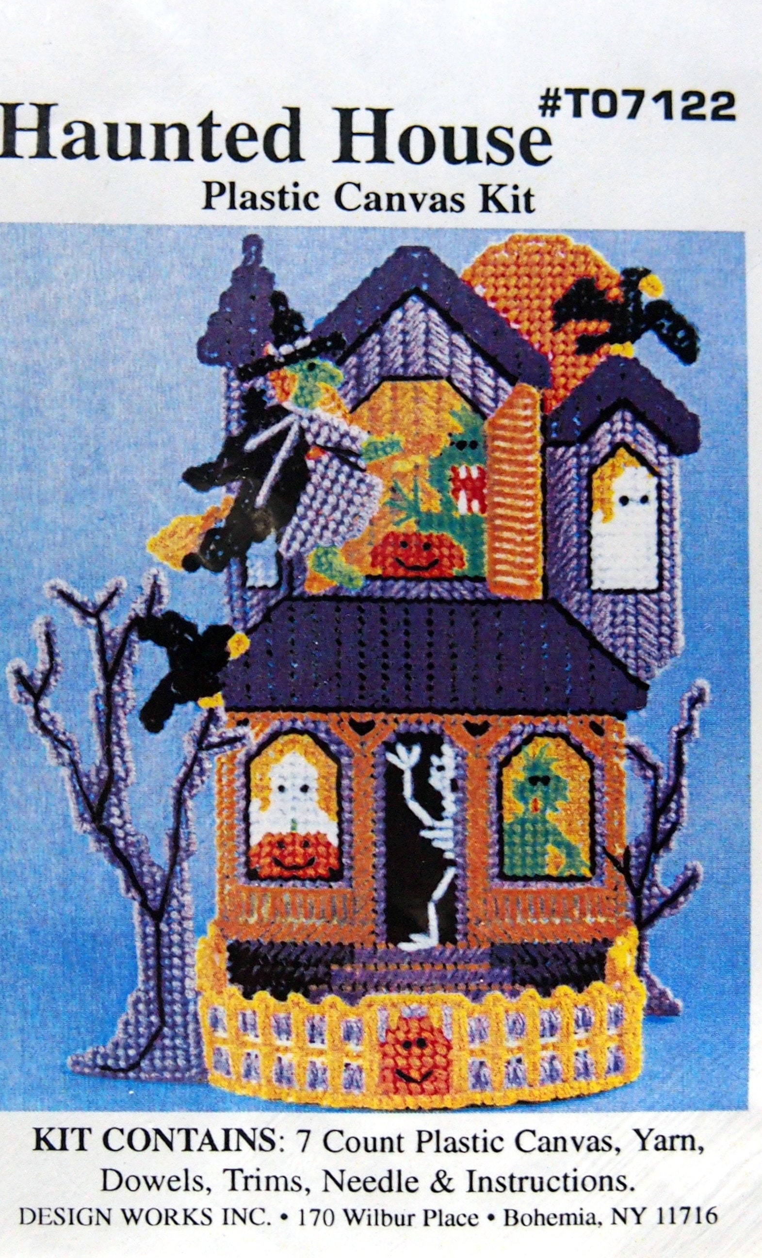 Design Works Crafts Haunted House Plastic Canvas Kit