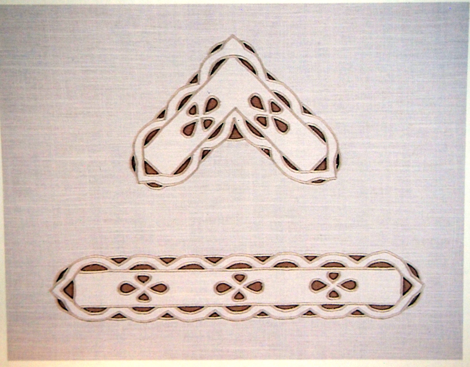Easy Machine Cutwork Pattern by Michelle Pullen Two Sizes Vintage Uncut ...
